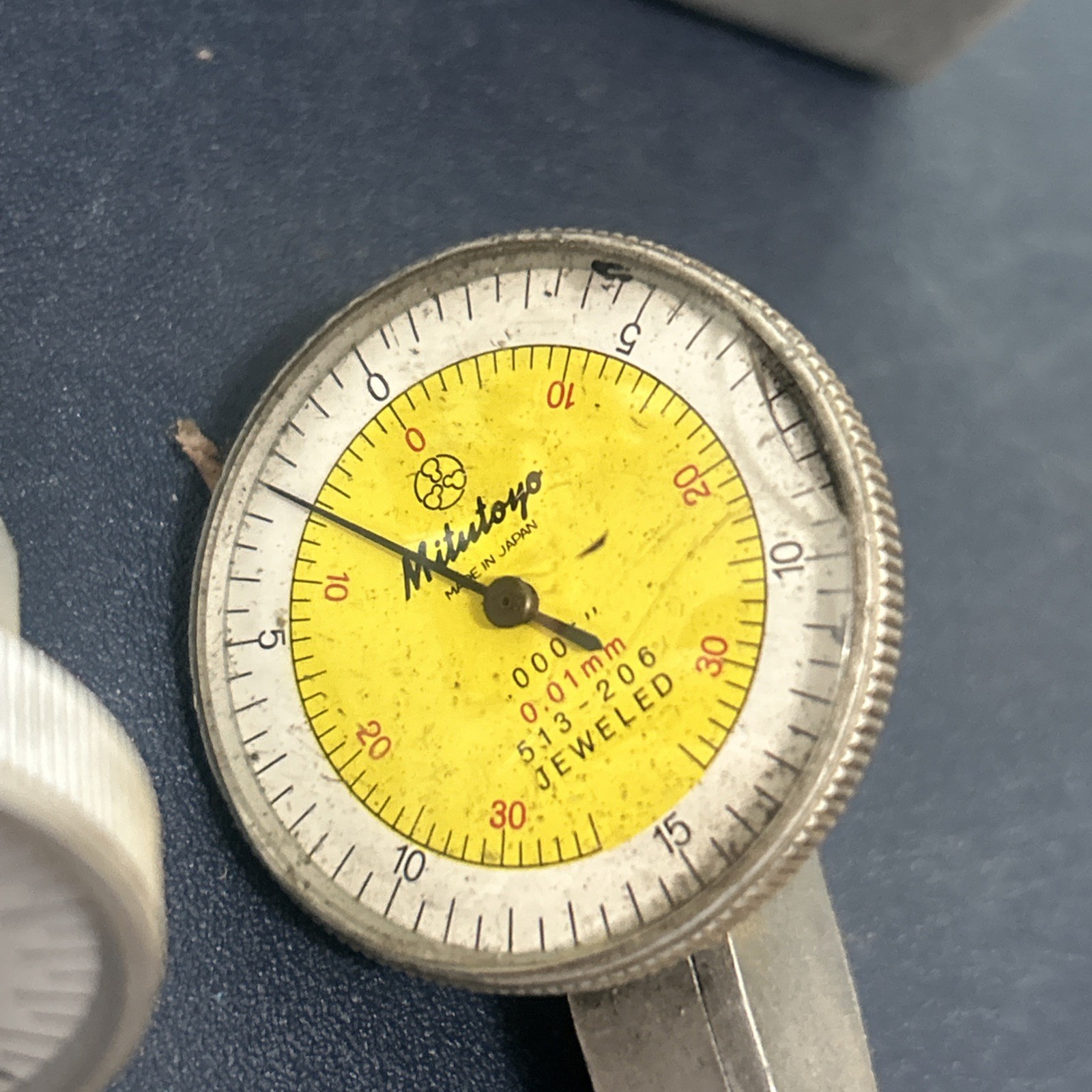 Mitutoyo 513-252 AND 513-206 Dial Test Indicator Gauge Protective Storage Case