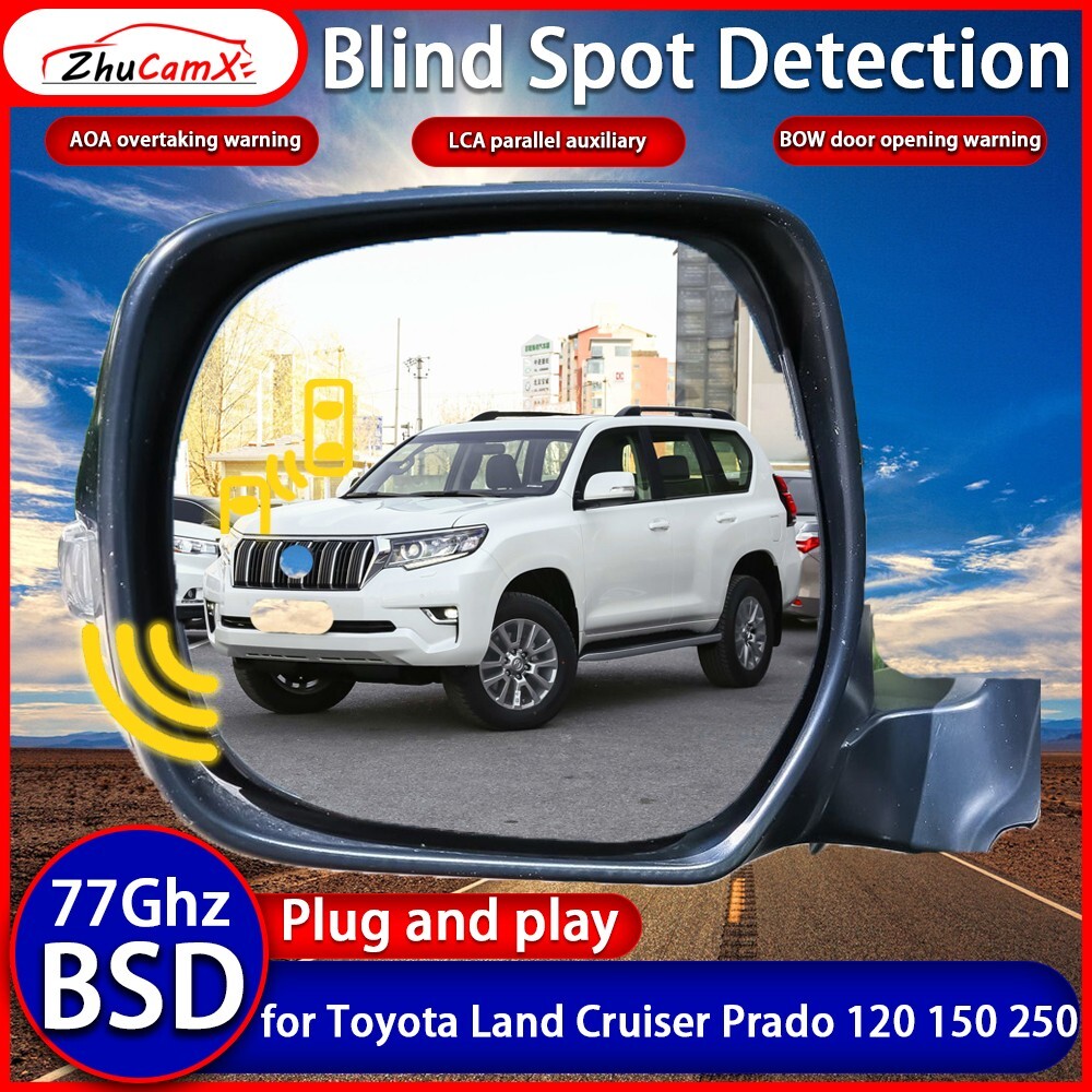 Rear Cross Traffic Alert Blind Spot Monitor BSM for Toyota Land Cruiser Prado
