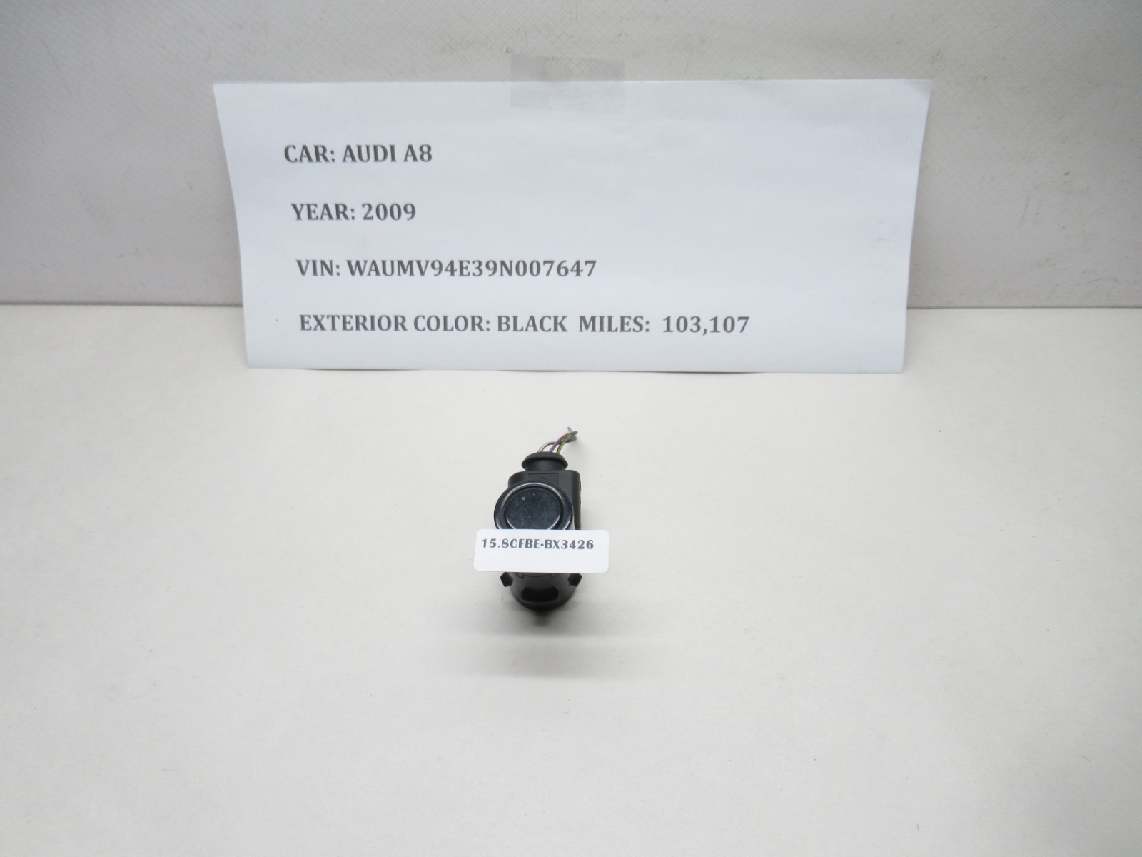 2009 AUDI A8 Quattro Parking Assist Sensor 2687506 OEM