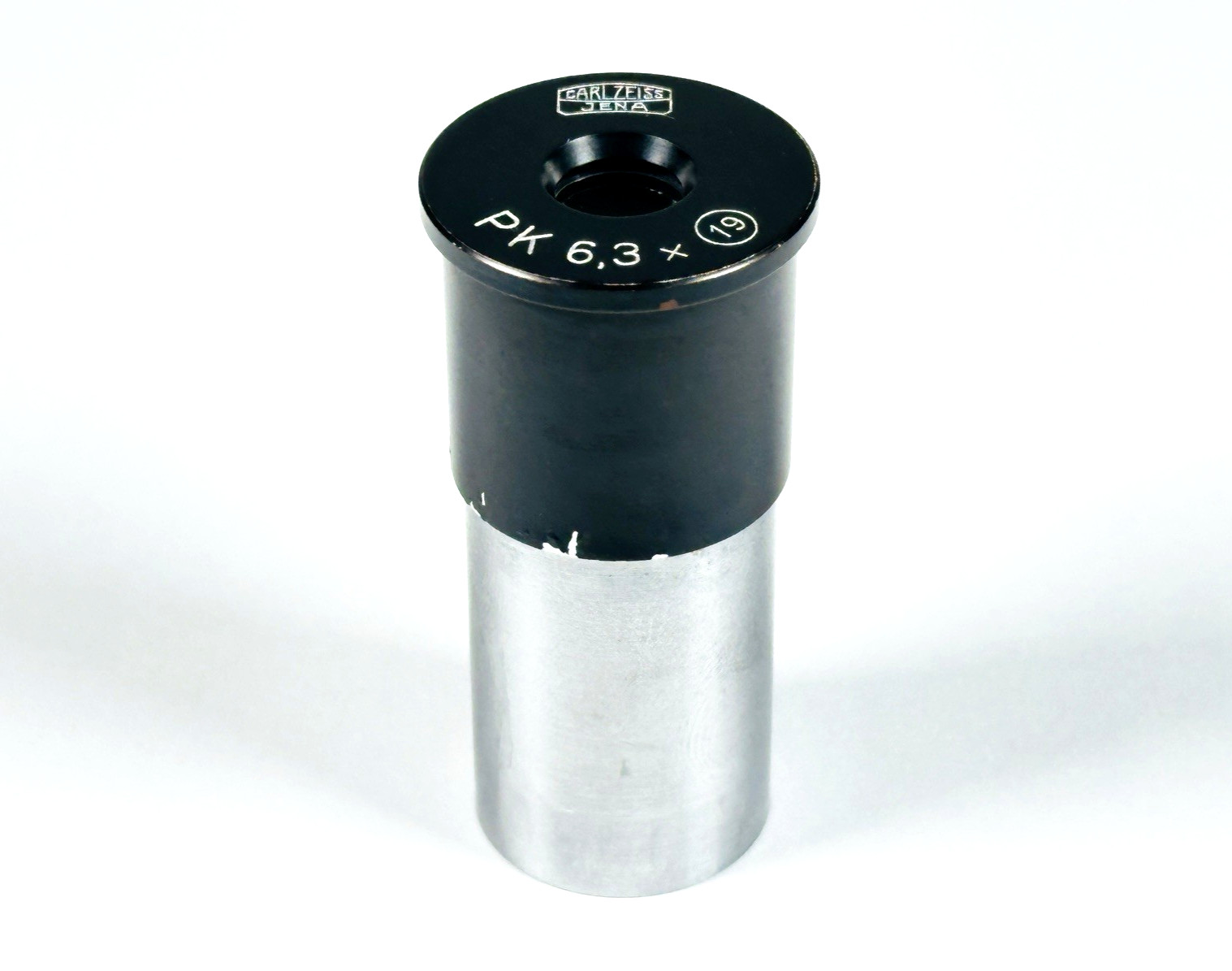Carl Zeiss Jena Microscope Eyepiece PK 6.3x 19mm FOV 23.2mm Dia. Austria