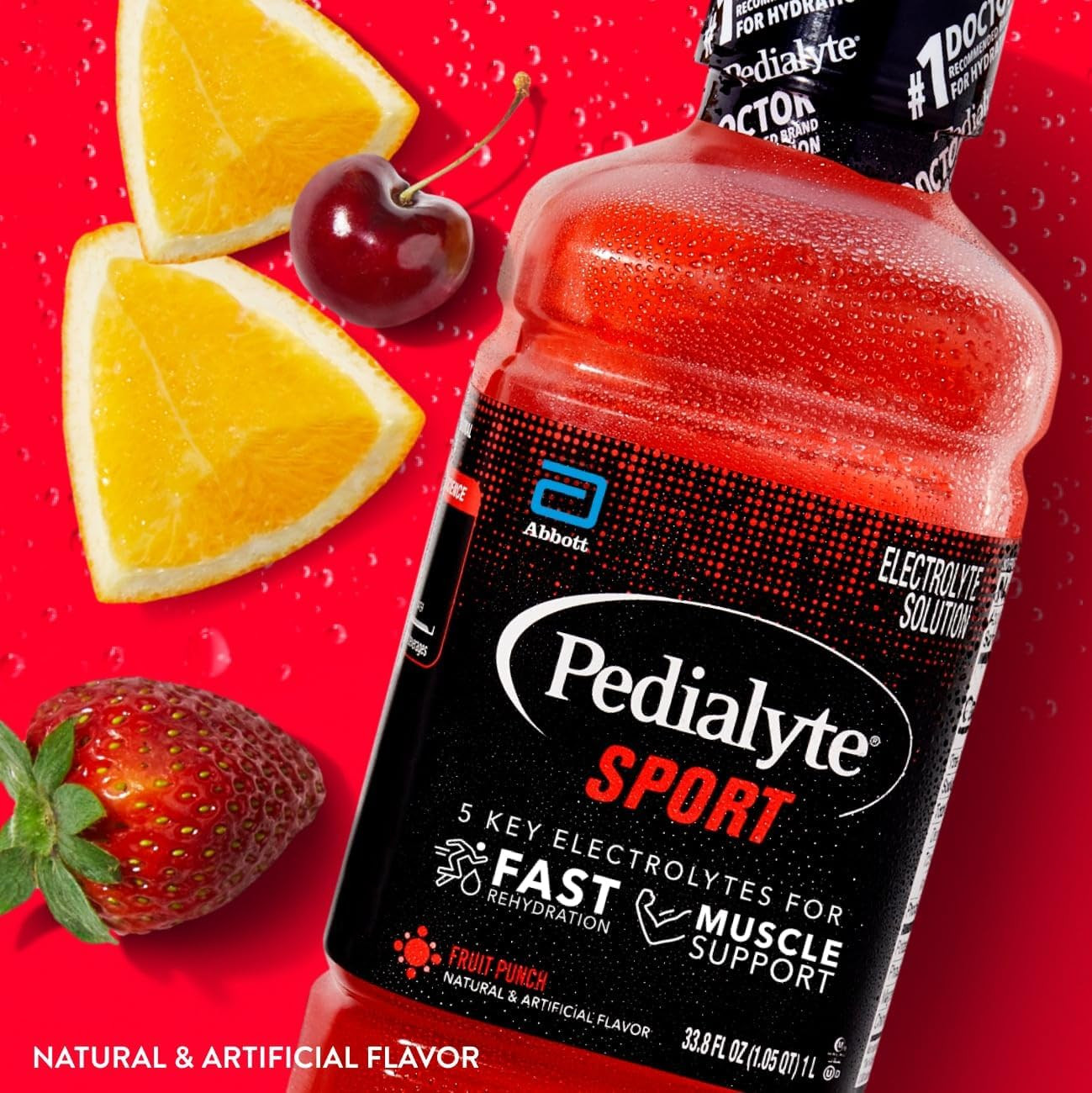 Sport Electrolyte Drink, Fast Hydration with 5 Key Electrolytes for M