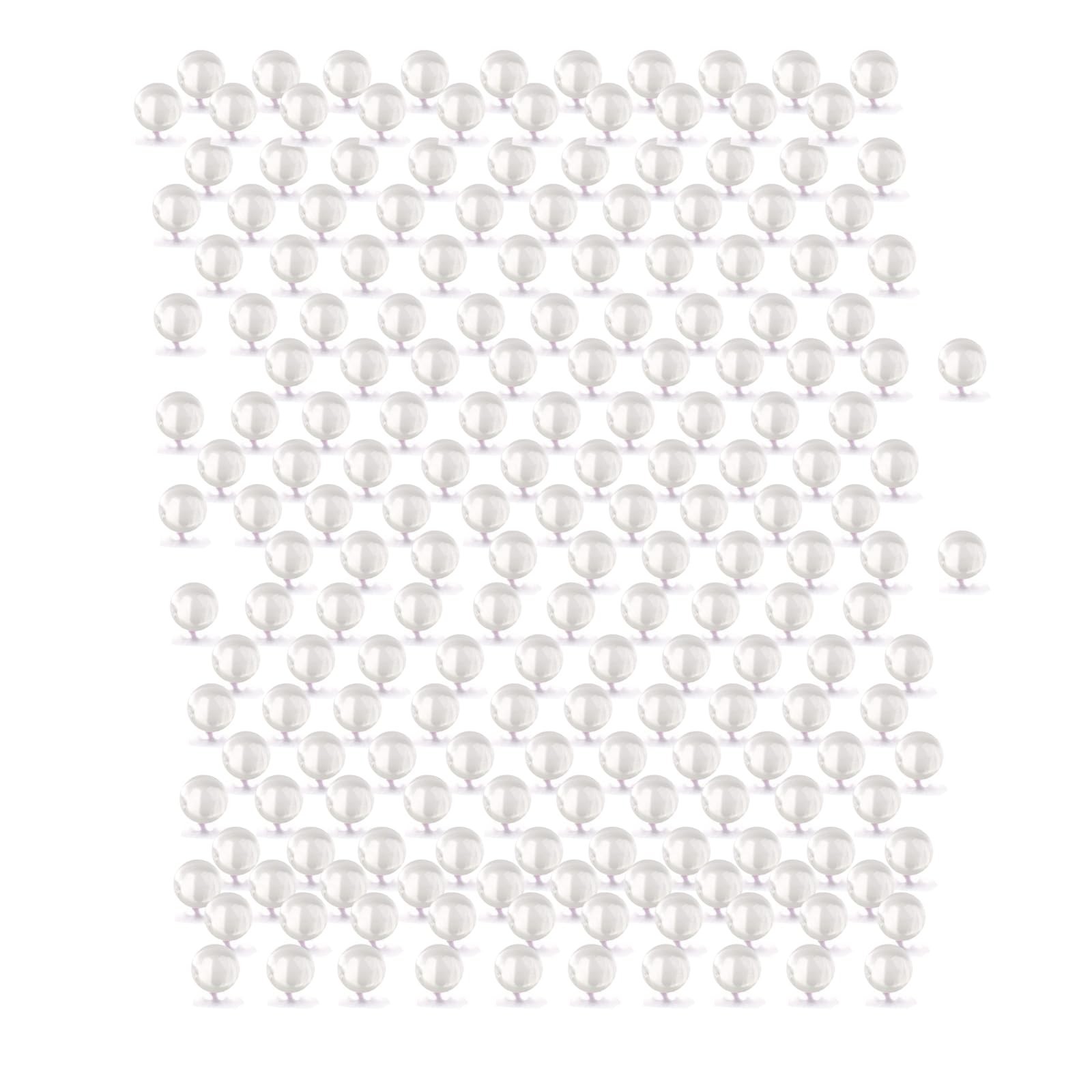 3mm Clear Quartz Balls Beads Insert,Quartz Pearl Inserts Accessories (200 Pac...