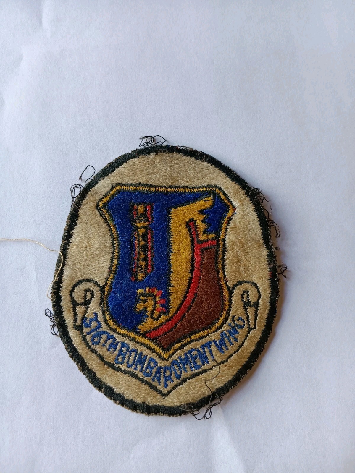 WW2 Era 376th bombarment wing Uniform Patch