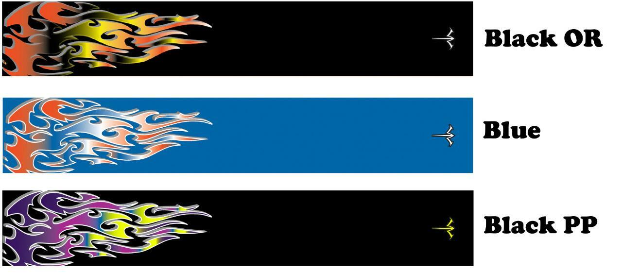 White Water Archery Hot Rod Flames Arrow Wraps 15 Pc Choose Length Width Armor