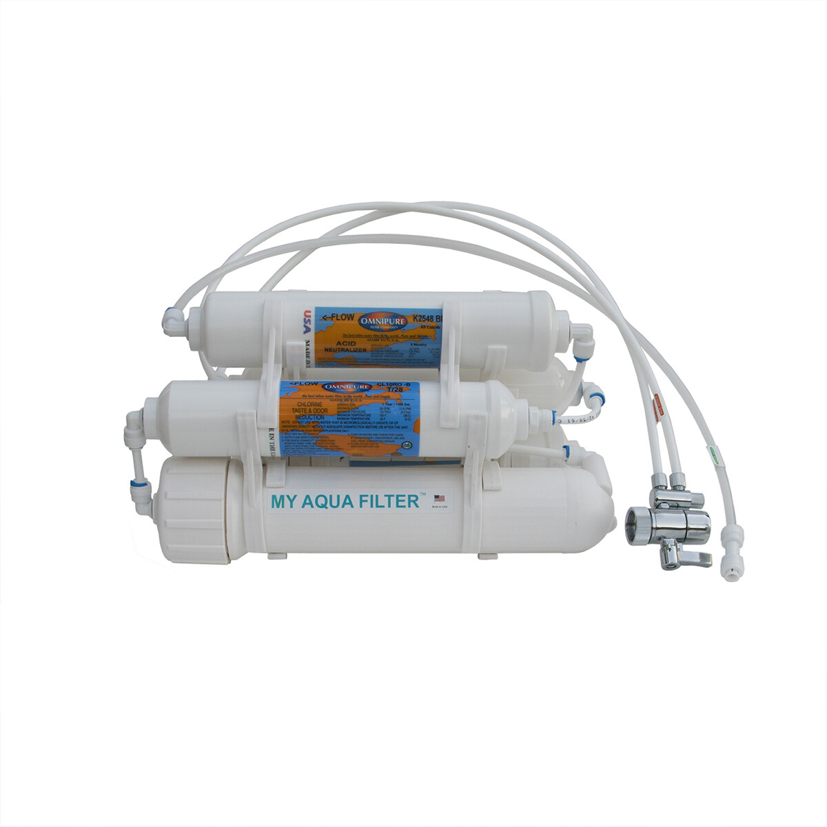 5 stage Portable Countertop Alkaline Reverse Osmosis System, 150 GPD membrane