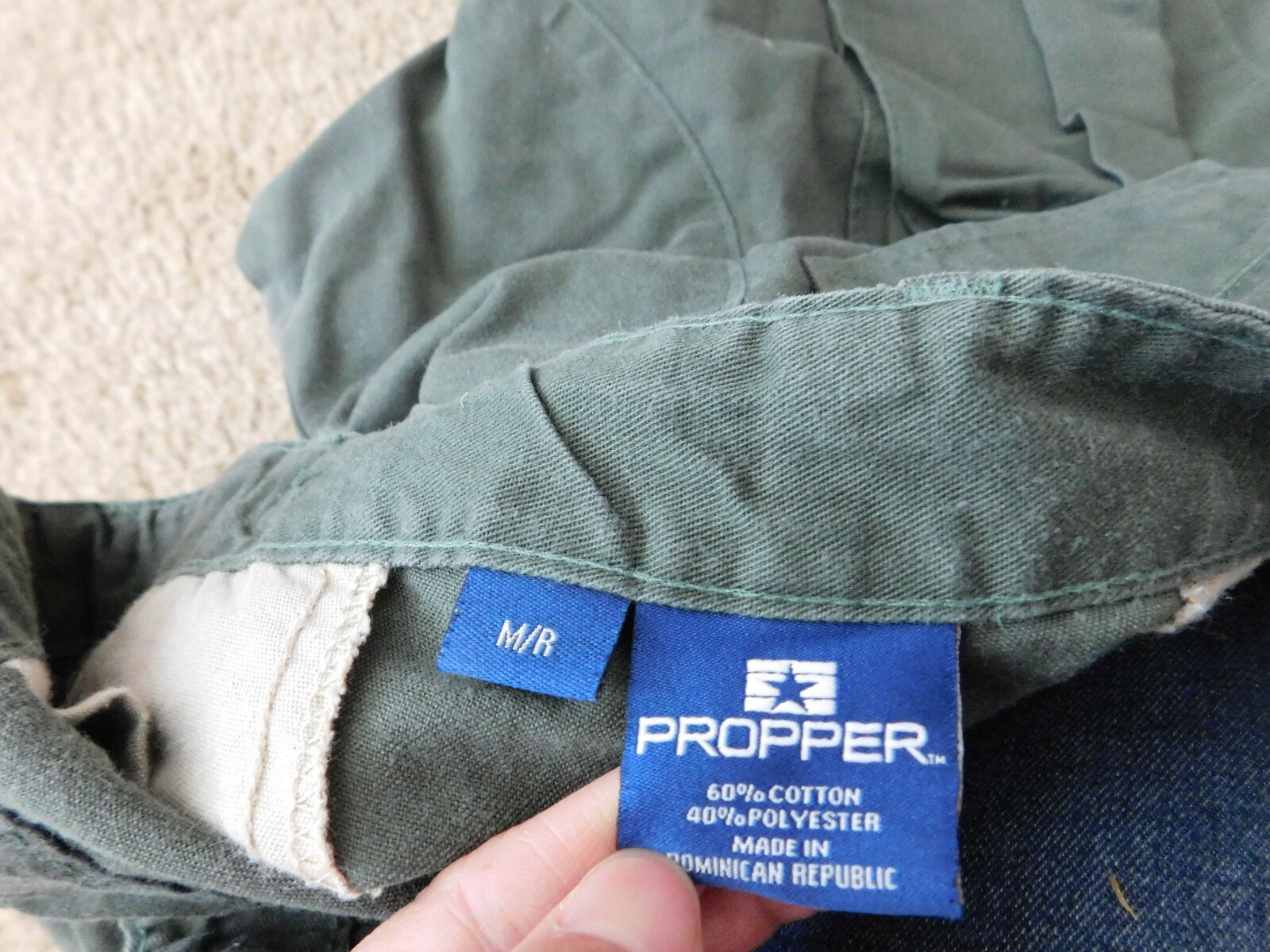 USMC PROPPER GREEN PANTS SIZE MEDIUM - REGULAR