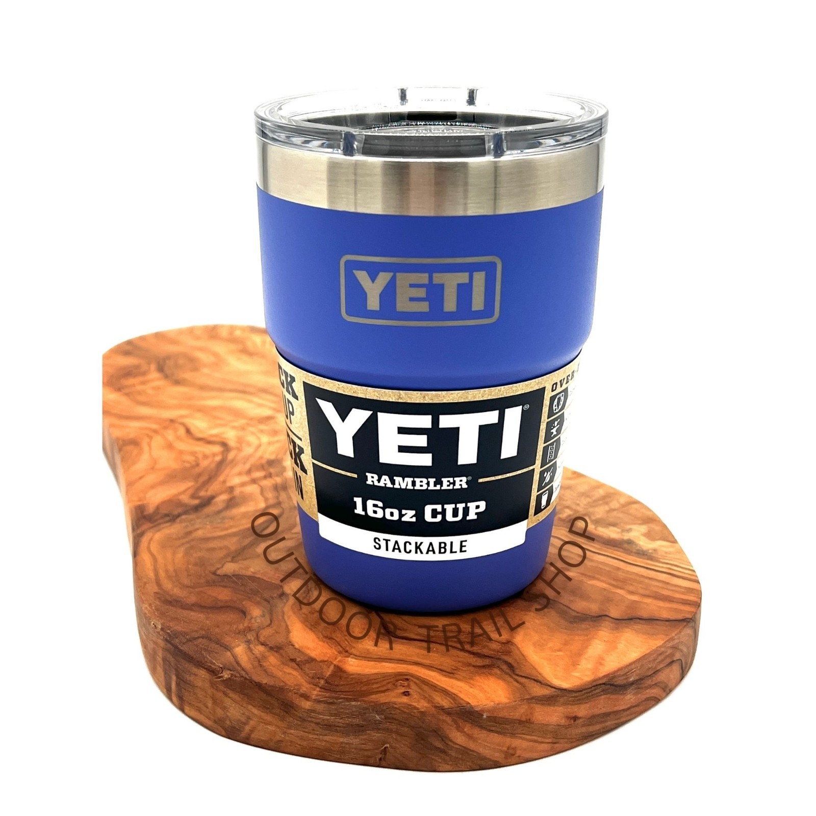 YETI Rambler 16 oz Stackable Cup Ultramarine Violet Retired Seasonal Color