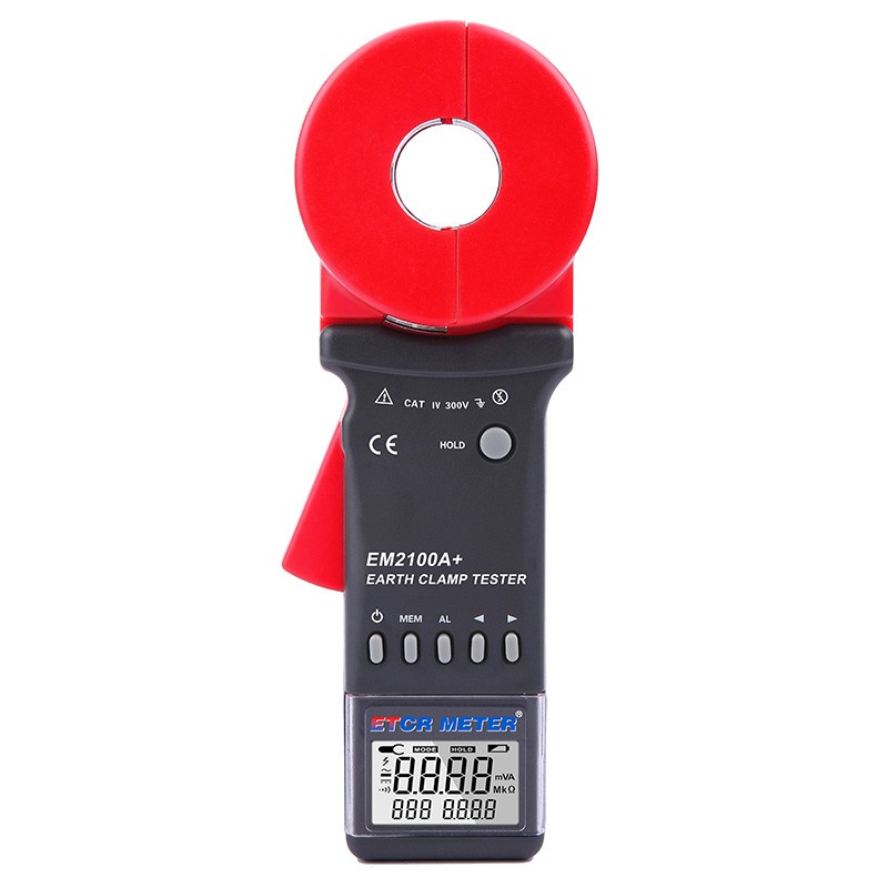 EM2100A+ Clamp Earth Resistance Tester 0.010Ω ~ 200Ω New
