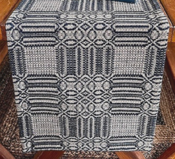 New PRIMITIVE THROW BLANKET BLACK TAN WINDHAM 52"x74" TABLECLOTH Farmhouse