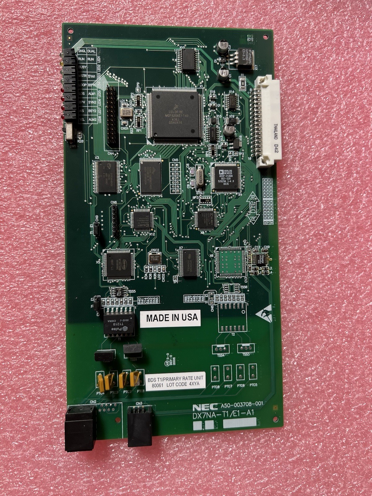 NEC 80061 DX7NA-T1/E1-A1 BDS T1 PRI Primary Rate Unit Card - Refurbished