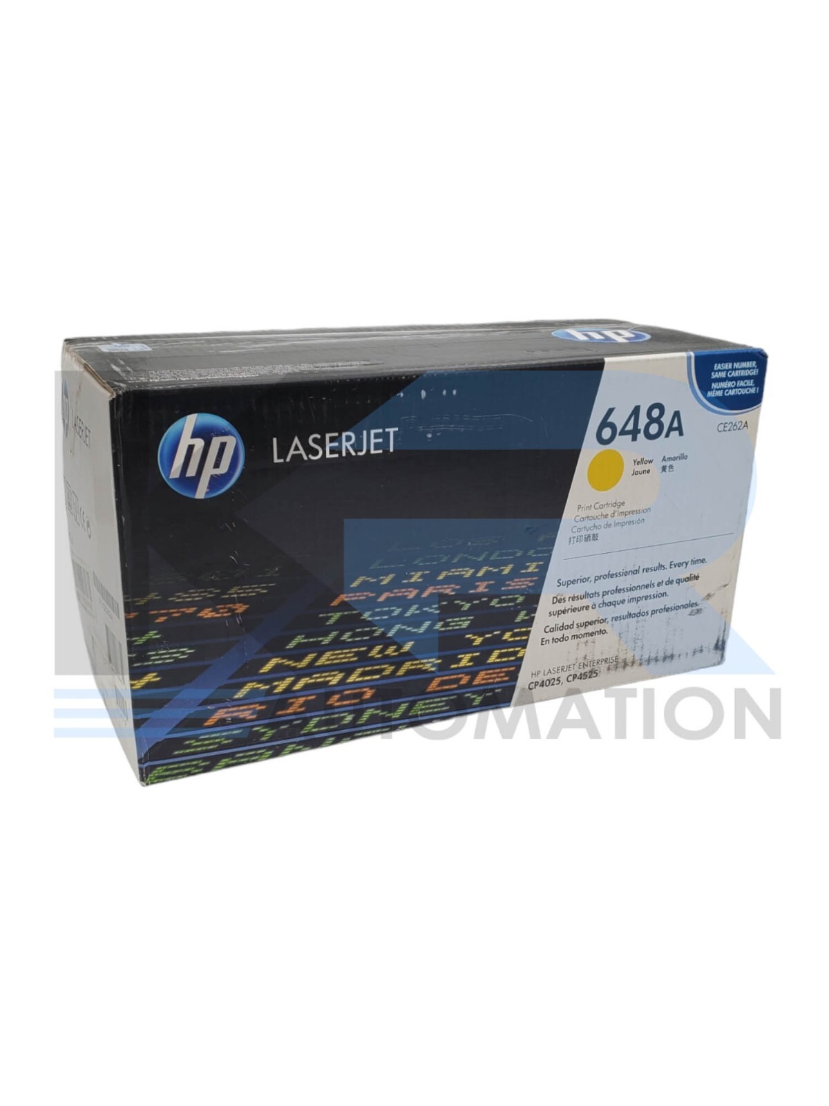NEW SEALED HP CE262A Laserjet 648A Yellow Toner Print Cartridge