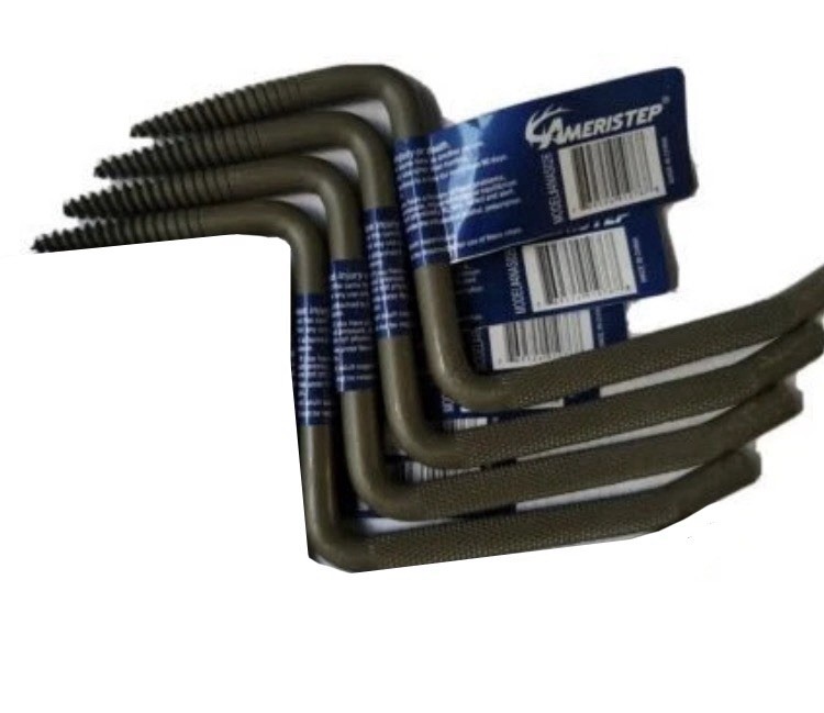 4 Pack Tree Climb Step Up Steps Tapping Solid High Grade Steel Ameristep 4NAS026
