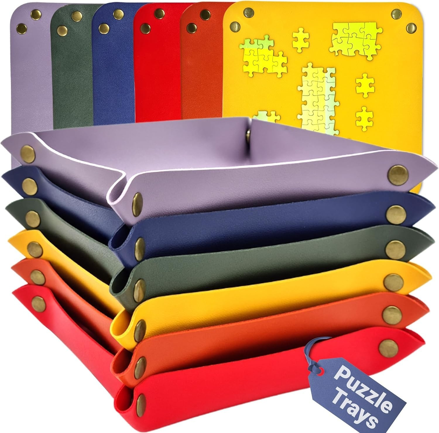 Puzzle Sorting Trays - 6X Puzzle Organizer for Sorting 1000 Pieces up to 4800 Pi