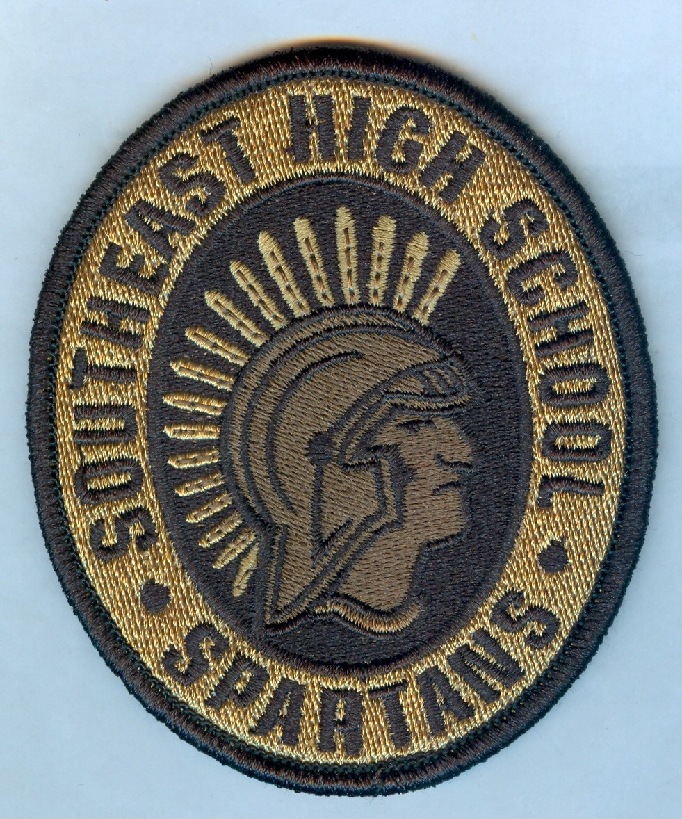 ARMY JROTC - SOUTH EAST HS SPARTANS SSI - MULTICAM / OCP PATTERN ... NICE ... X