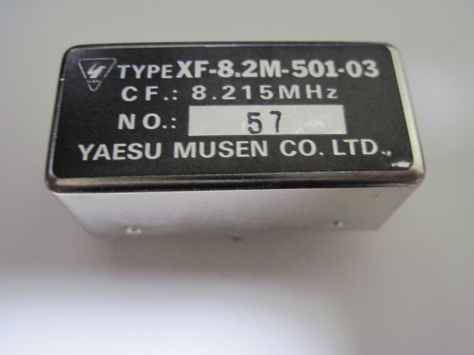 Yaesu XF-8.2M-501-03  (8.215mhz center)  500Hz CW solder in filter Excellent
