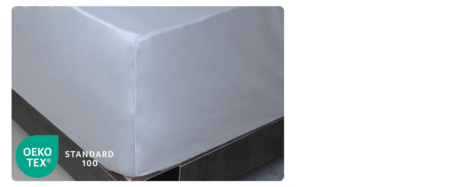 2-Pack Pure Cotton Fitted Sheet King Size, 600 Thread Count 16" Deep Pocket