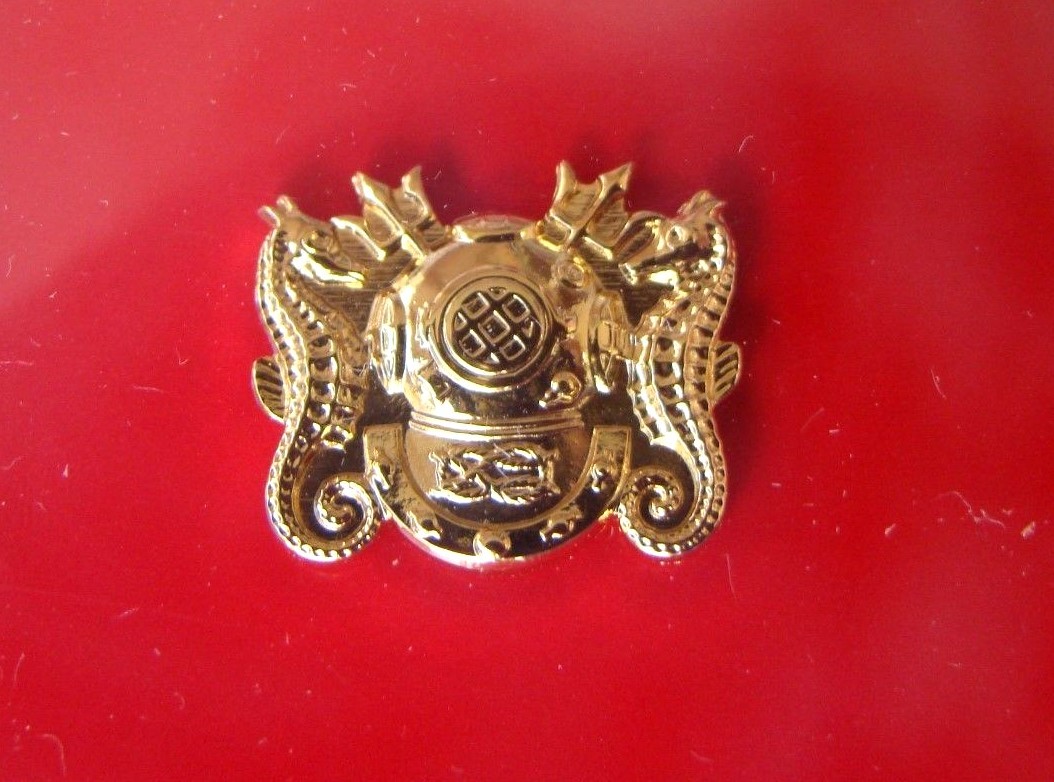 USN US NAVY SHIP SHORE AIR LDO OFFICER BRANCH OF SERVICE COLLAR BADGE DIVER