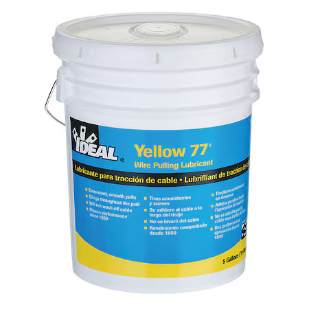 Ideal 31-355 Wire Pulling Lubricant, 5 Gal. Bucket, Ylw