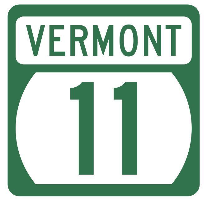 Vermont State Highway 11 Sticker Decal