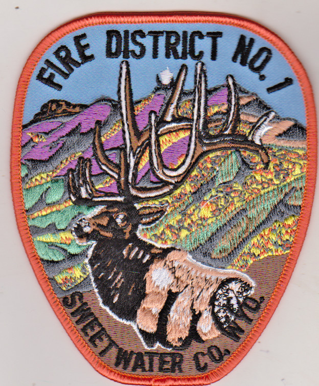 Sweetwater County WY Fire District No. 1 patch ship from Australia