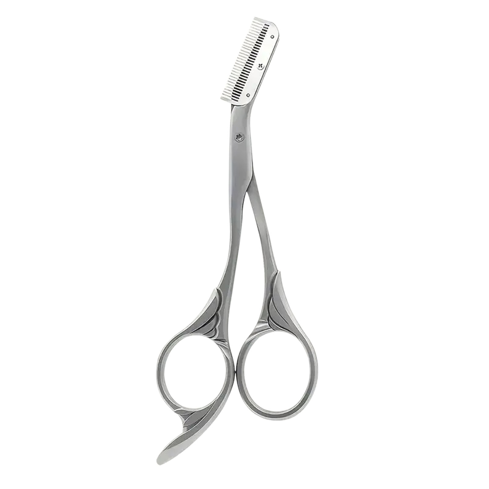 Stainless Steel Eyebrow Scissors with Comb - Precision Brows Grooming Tool