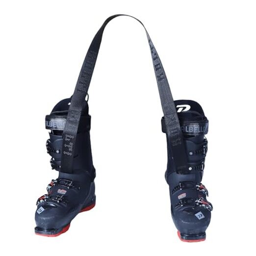 Ski Boot Carrier Strap, Snowboard Boot Shoulder Sling Tote Leash Also Black