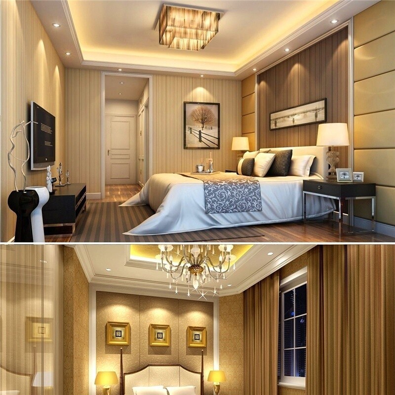 4/8/16PCS 7W 3Color Dimmable LED Downlight Recessed Ceiling Panel Light 85-265V