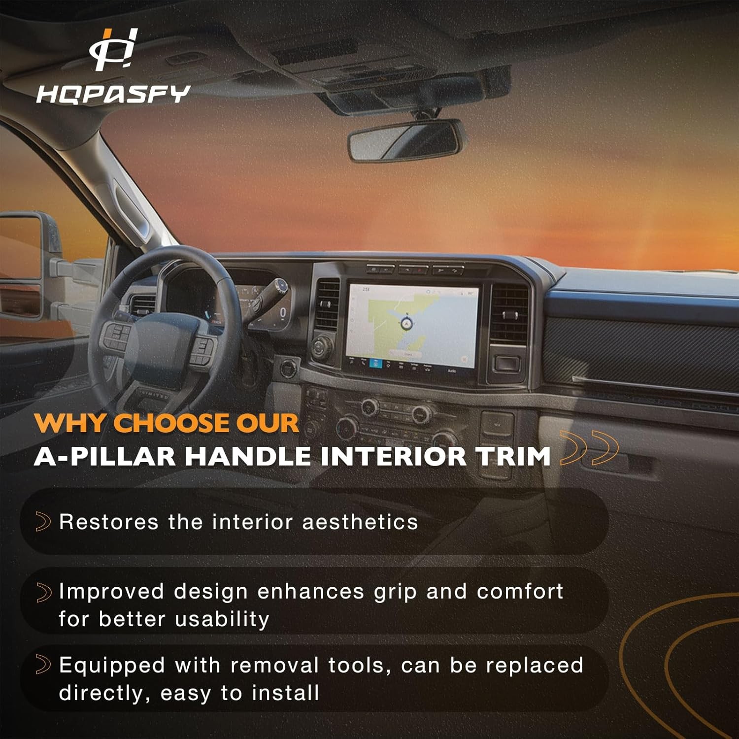 A Pillar Grab Handle Interior Trim Right Passenger Side, Beige