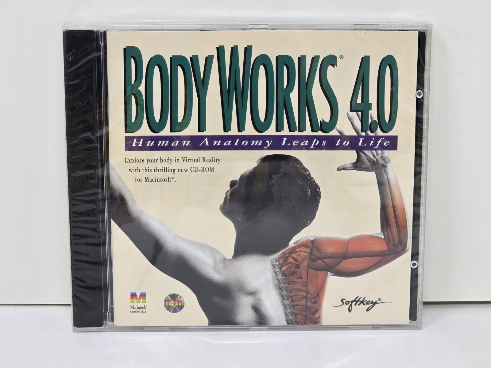 BodyWorks 4.0 (Mac, MacOS CD-ROM, 1995) Vintage Softkey Software - New & Sealed