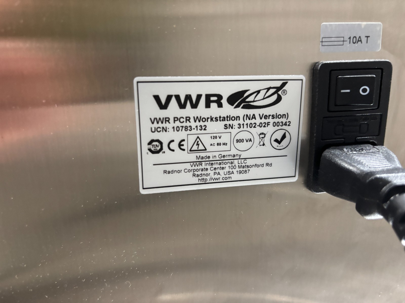 VWR PCR Workstation 10783-132