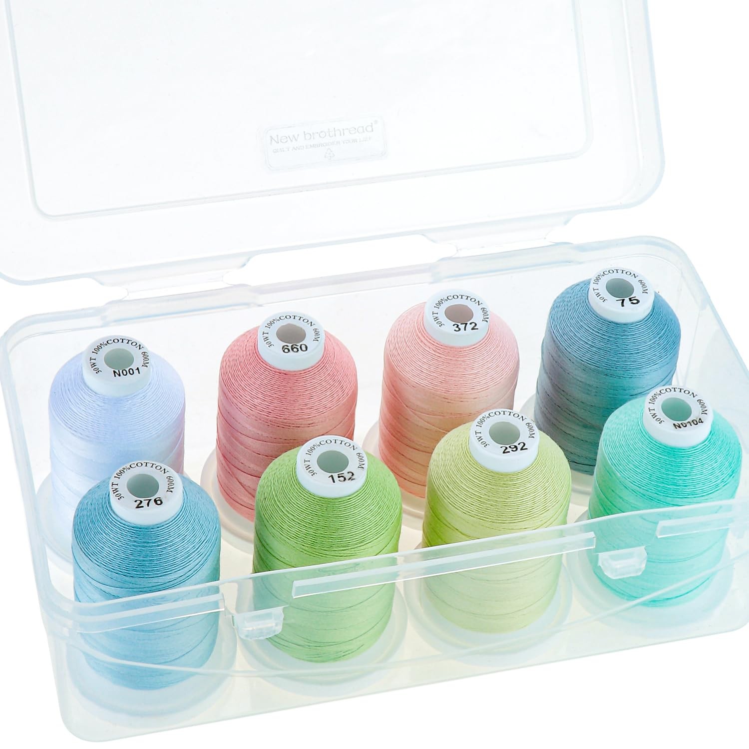 New brothread - 18 Options - 600M(660Y), 8 X Summer Loft(Pastel Color)