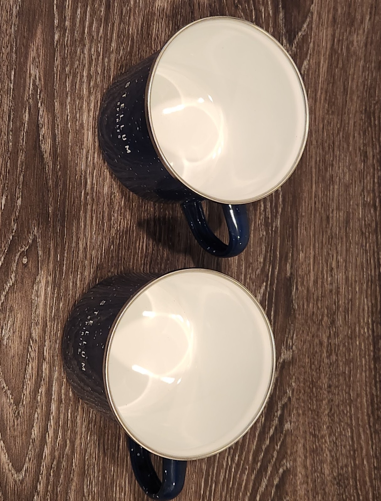 Two Stellum Spirits Bourbon Rye 12oz Camp Mugs