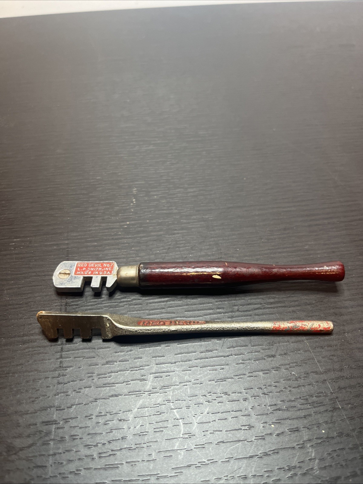 Vintage Red Devil Glass Cutters No 7 & 024 USA Made Lot of 2