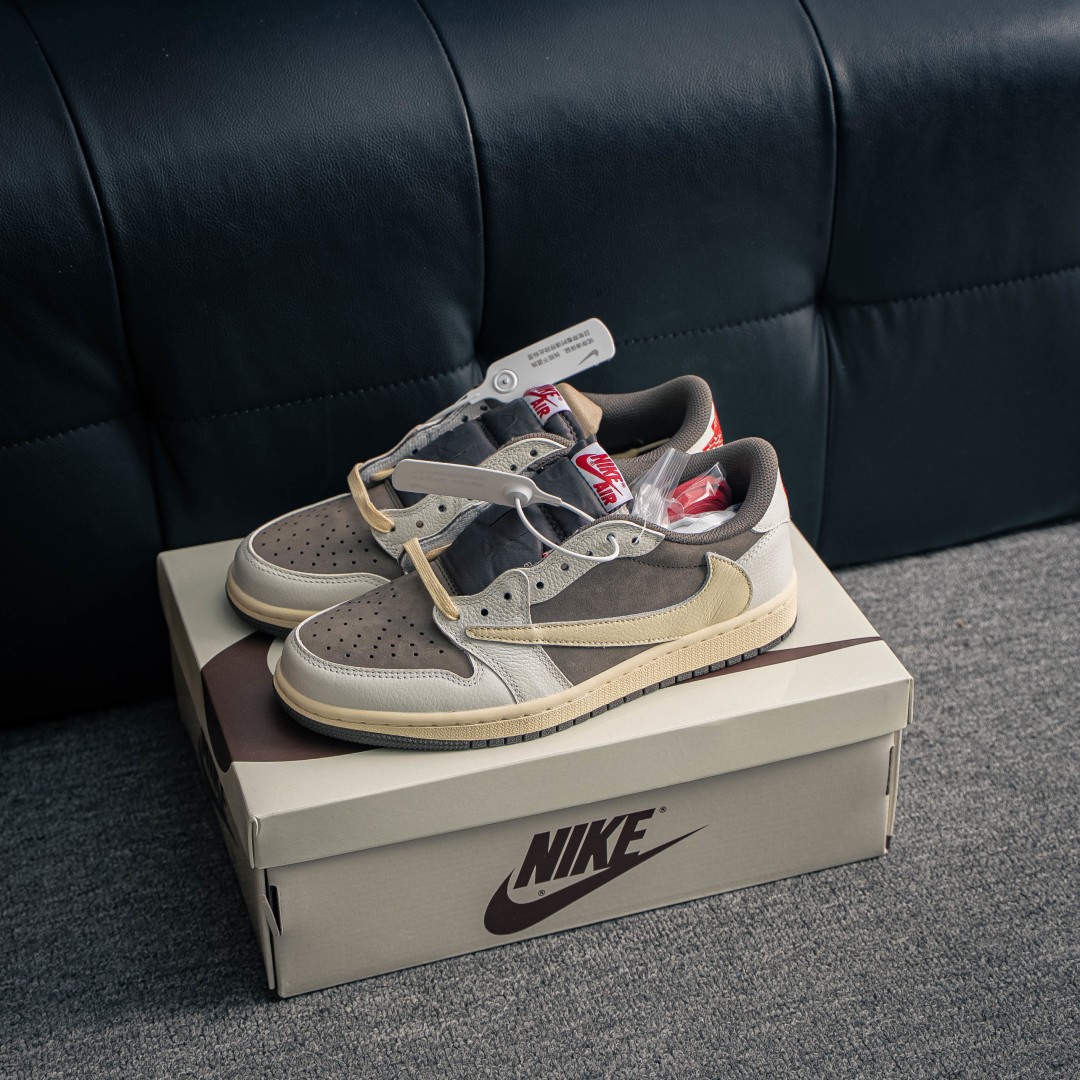 DM7866-162 AJ 1 Retro Low OG Travis Scott Reverse Mocha Men's Size 4-13