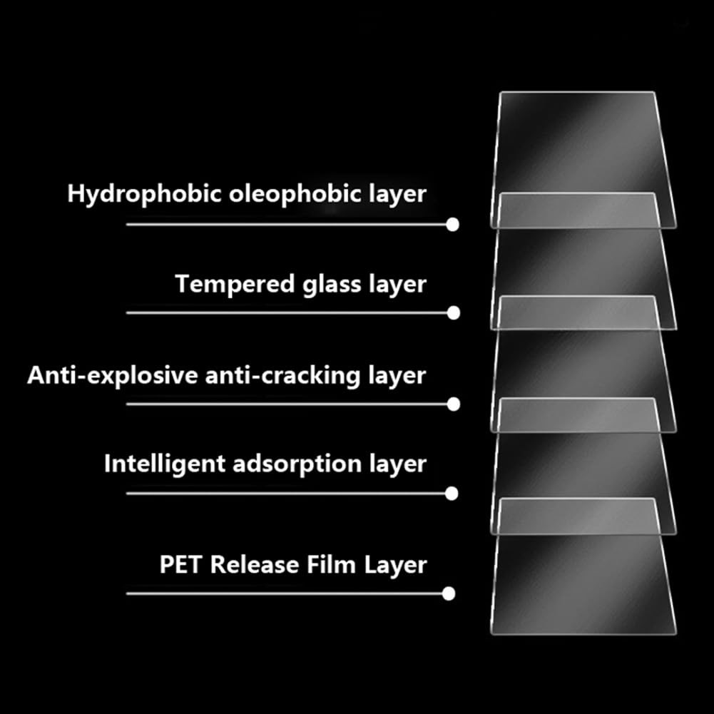 Kepuch 2 Pack Tempered Glass Screen Protector Transparent Compatible for...