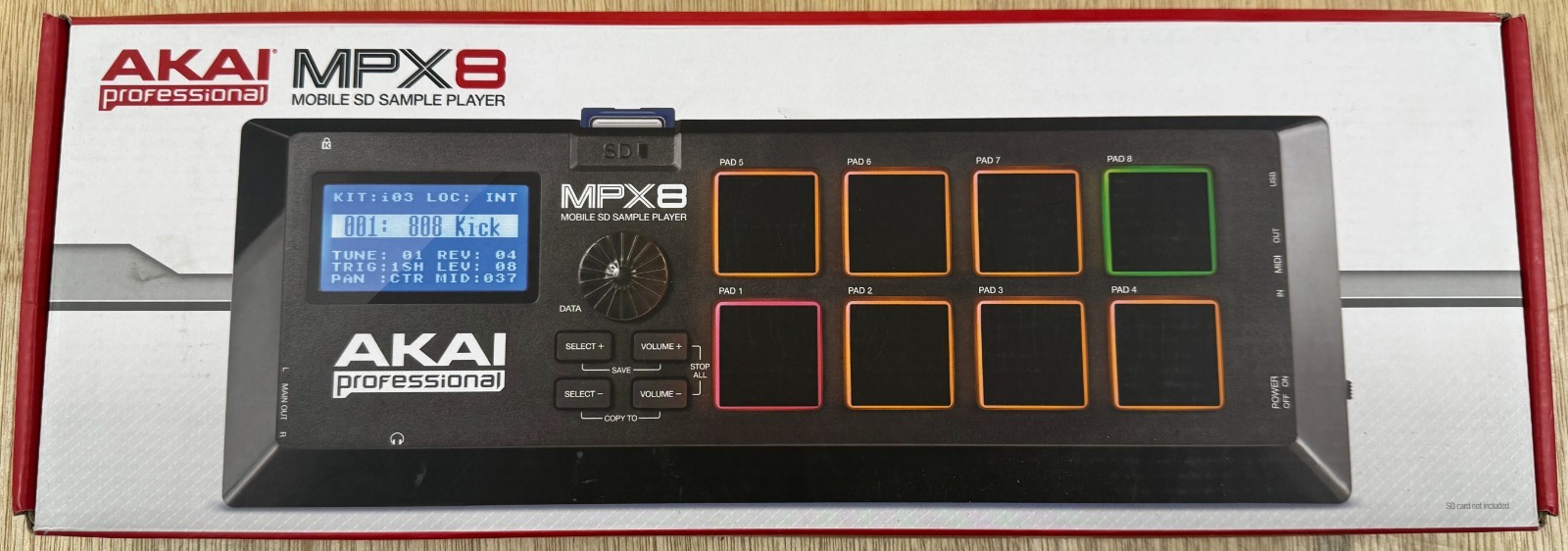 Akai MPX8 Mobile SD Sample Player