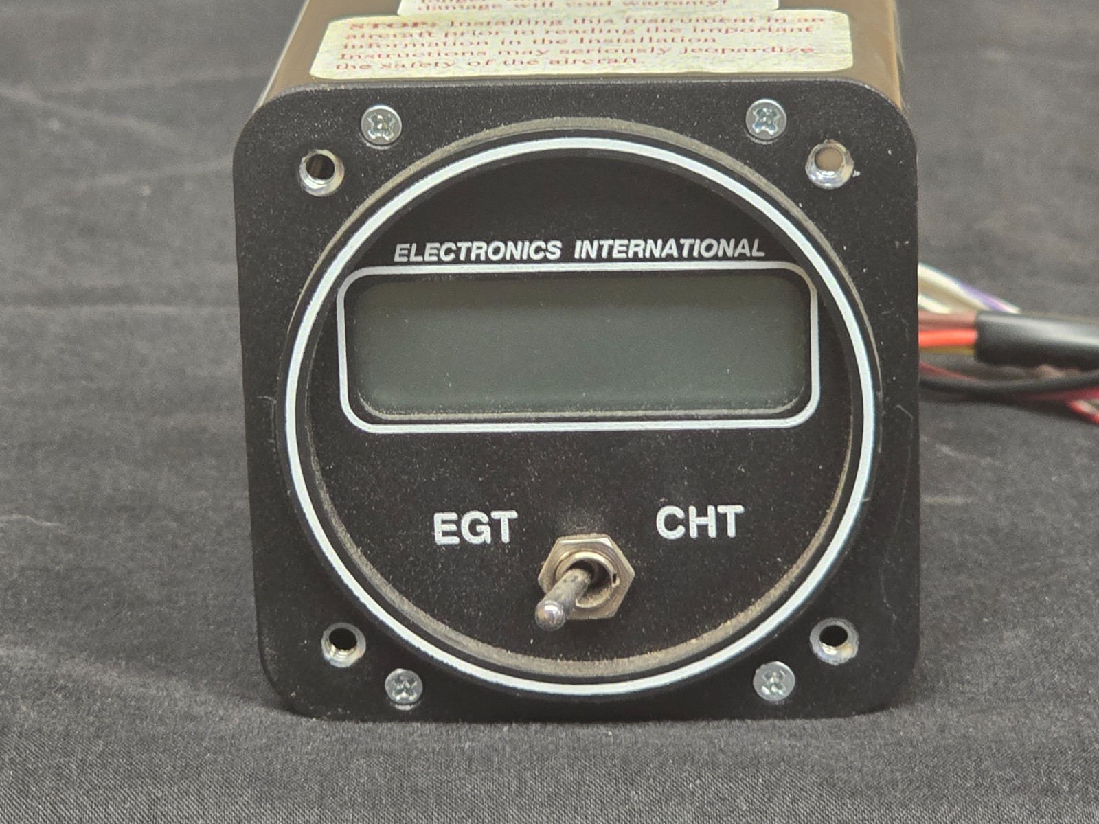 EC-10 Electronics International EGT CHT
