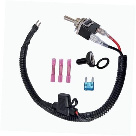Universal Fuse Bypass Switch kit for ATM Mini-Fuse Towed Vehicles, 40cm/15.75"