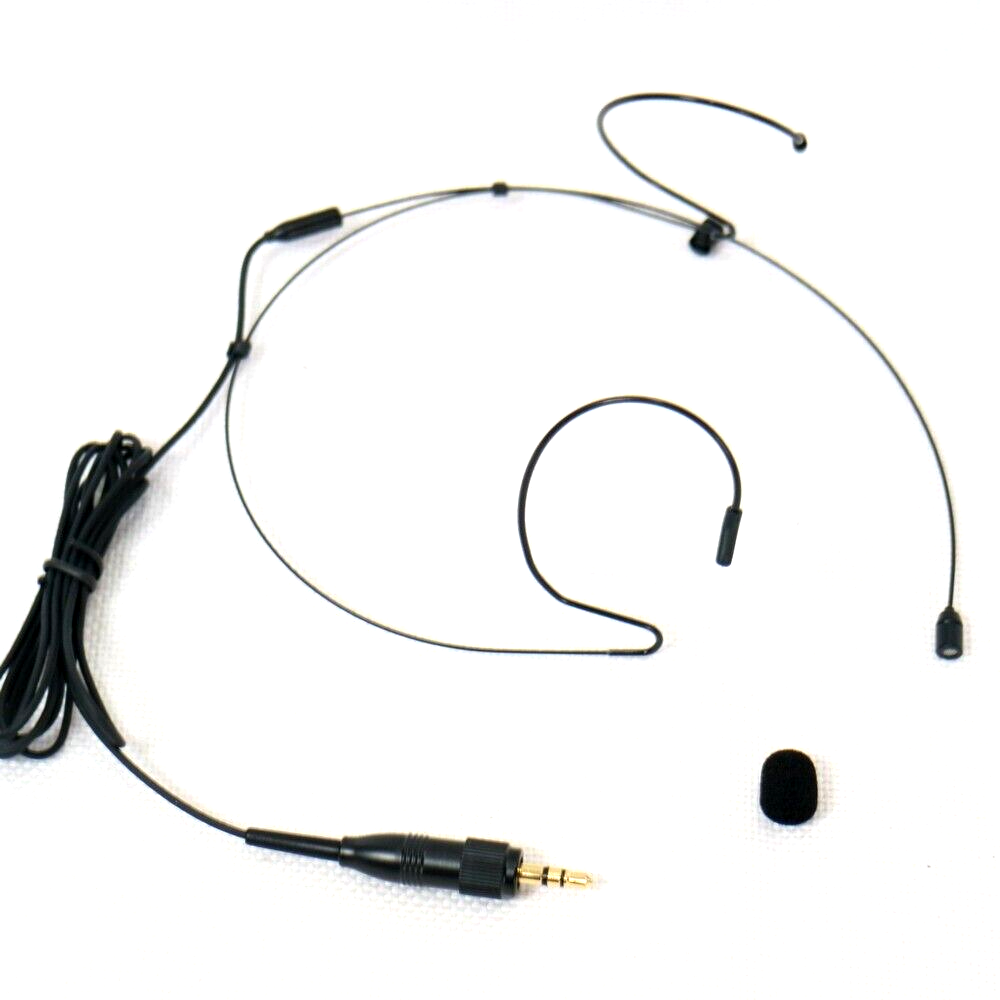 Headworn Head Headset Microphone for Sony UTX B03 URX UWP BeltPack Transmitter