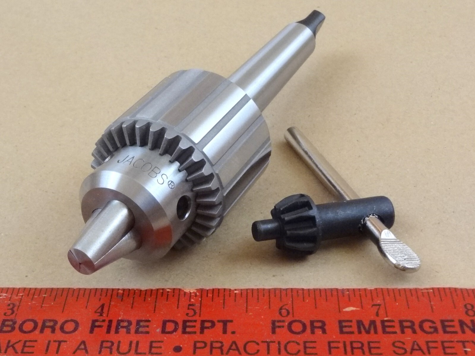 NEW GENUINE MT2 JACOBS 33 TAILSTOCK DRILL CHUCK 4 LATHE 1/2" CAPACITY & KEY