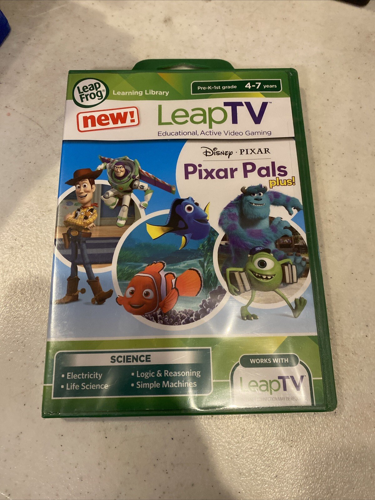 NEW Leap Frog - Pixar Pals Plus Leap TV 2014 Toy story - Monsters inc - Nemo