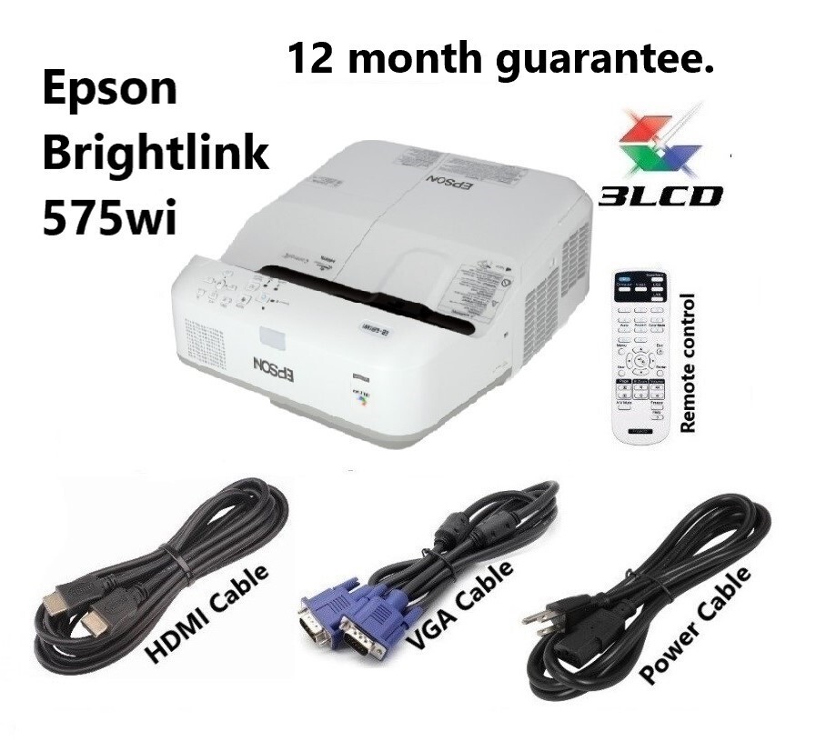 Epson BrightLink 575wi 3LCD Interactive Projector Ultra Short Throw/Bundle