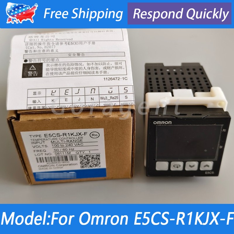 New In Box Digital Temperature Controller  For Omron E5CS-R1KJX-F E5CSR1KJXF