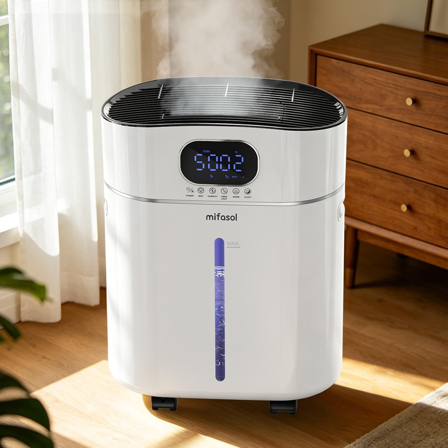 Humidifier Large Room Warm and Cool Mist, 3.2Gal/12L Humidifiers for Home 800 Sq