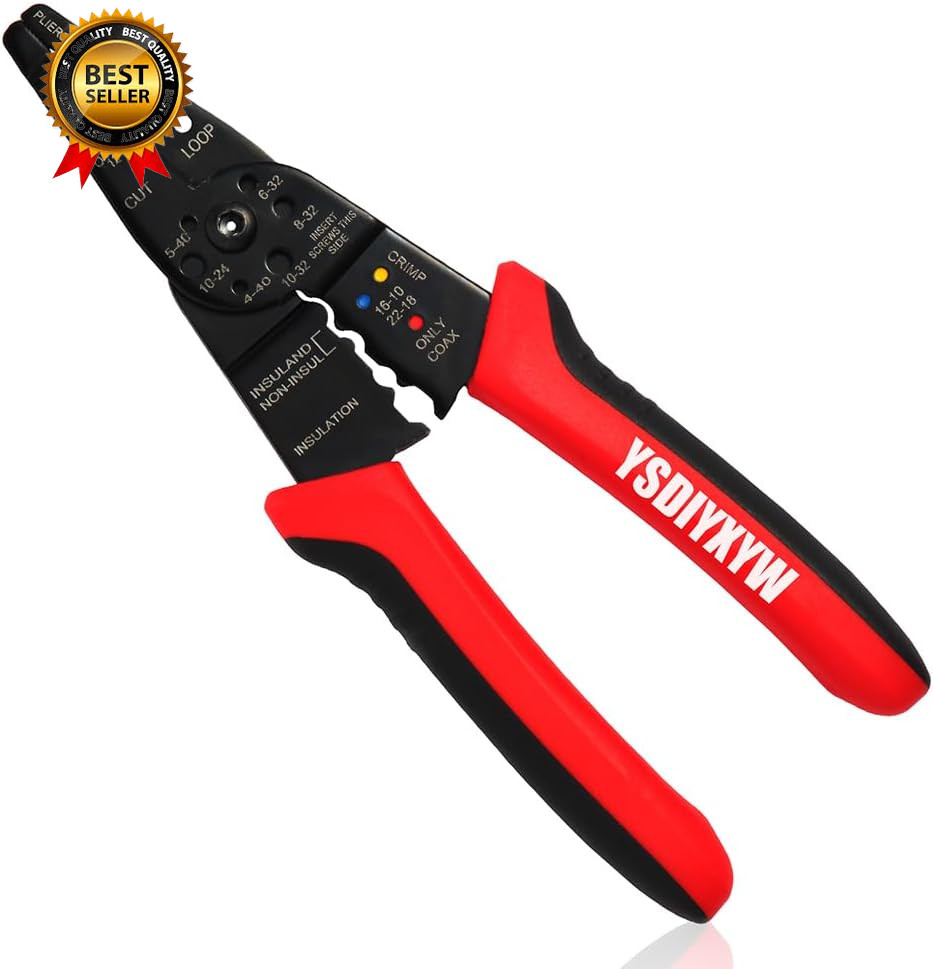 Wire Stripper, 3Rd Generation Wire Crimpingtool, 8IN Professional Wire Strippers