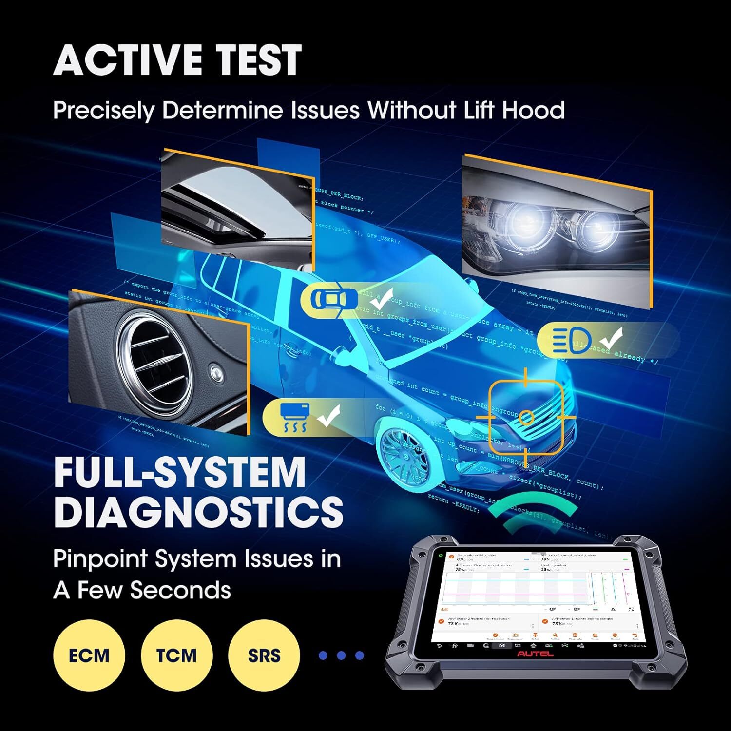 Autel MaxiSys MS908S PRO II Programming Diagnostic Scanner MK908 PRO II 2025
