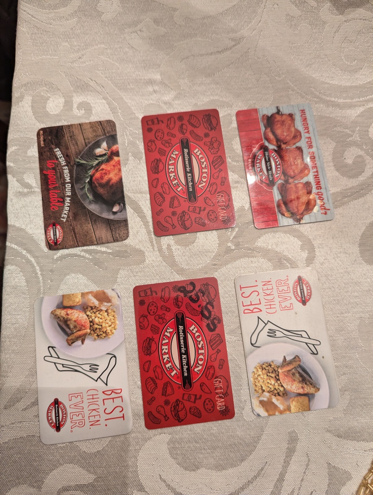 Physical Boston Market Gift Cards $120 - Never Expire - Fast Ship
