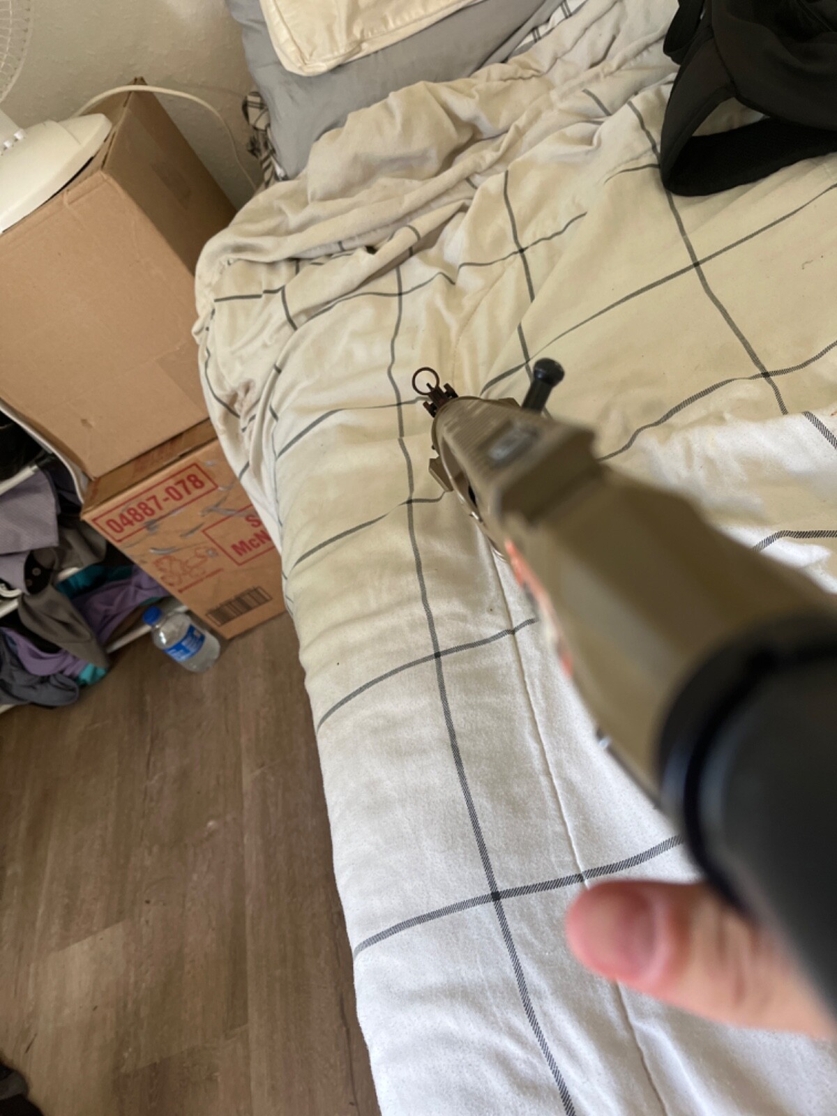Airsoft just needs a battery fully auto powered and used condition I ask 175