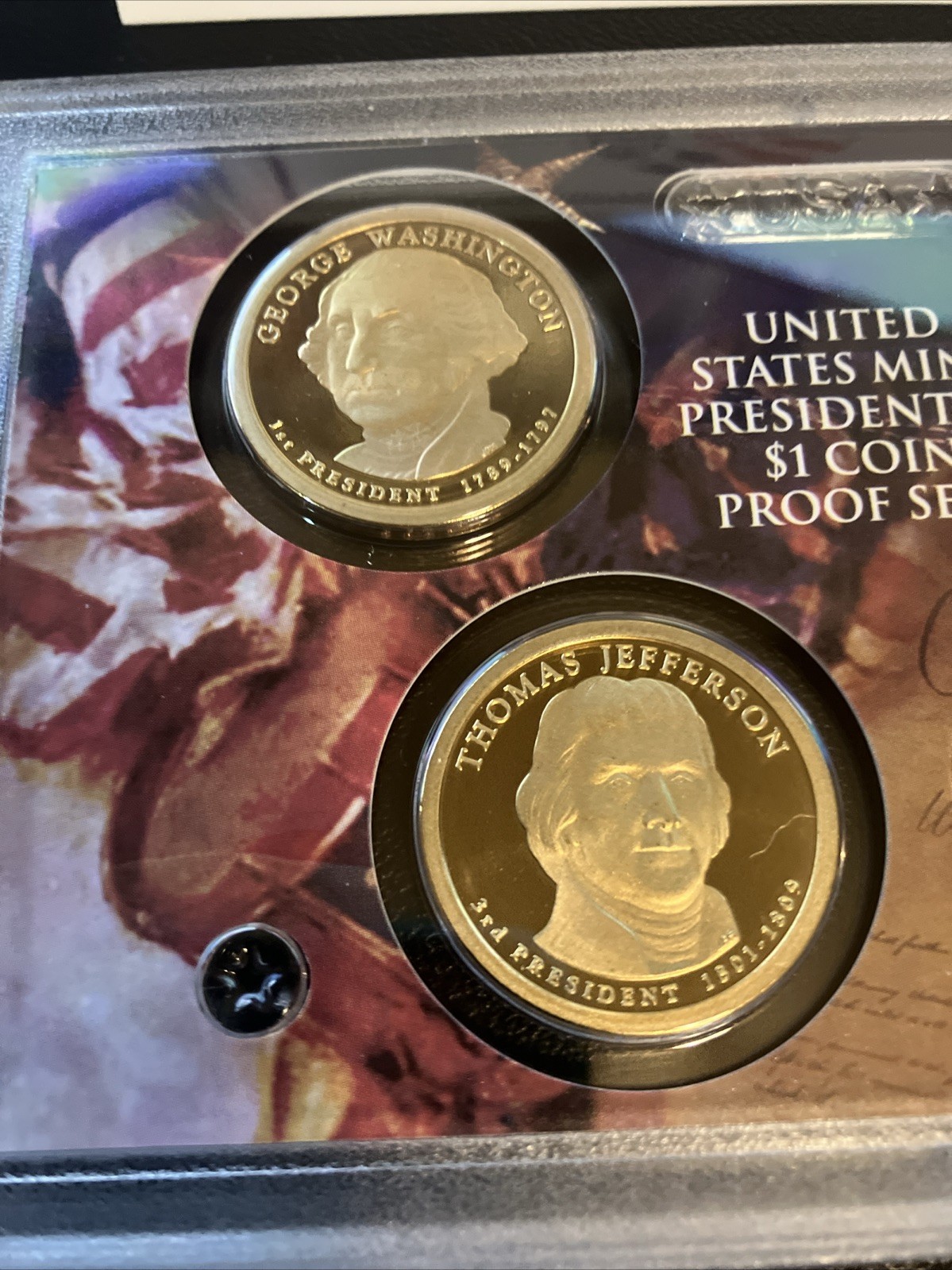 2007 U S Mint Presidential $1 Coin Proof Set
