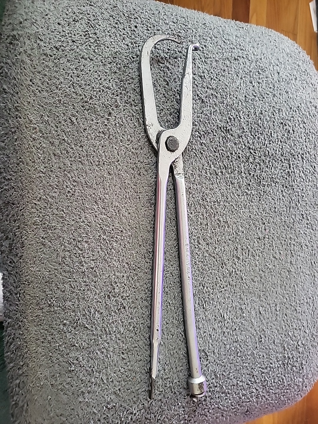 Mac Tools S13A 15" Long Brake Spring Pliers Chrome Finish Made In USA